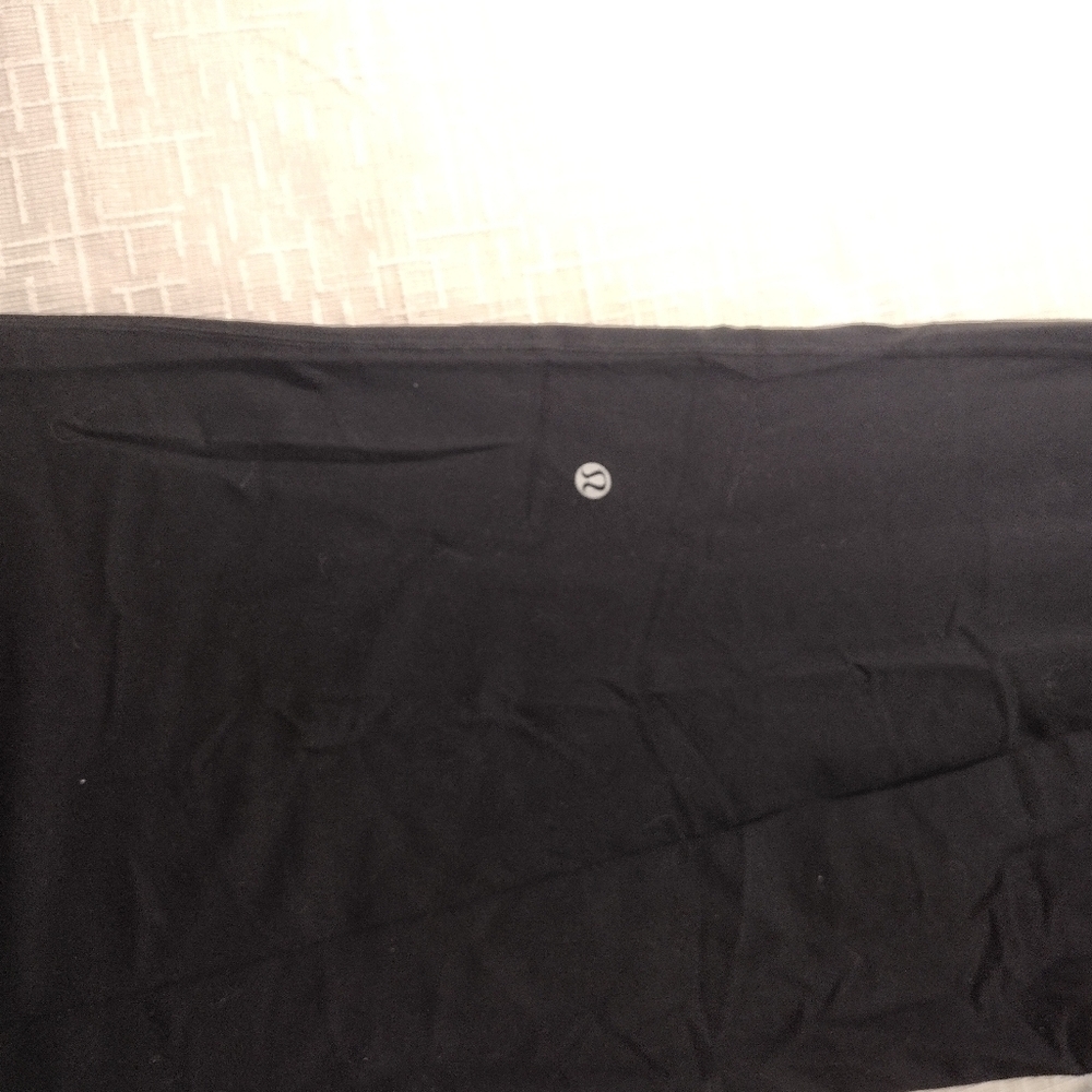 Lululemon Wide Leg Pants Womens 12 Black Outdoors Athletic Y2K - Picture 4 of 9